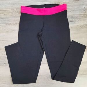 Champion Yoga Leggings w/ Pink Waistband